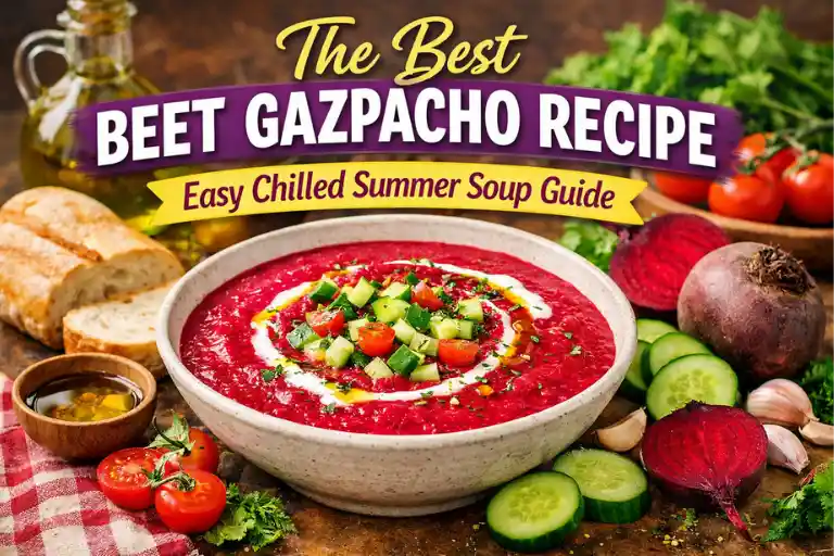 The Best Beet Gazpacho Recipe Easy Chilled Summer Soup Guide