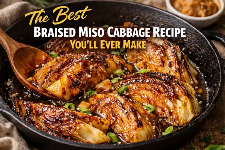 The Best Braised Miso Cabbage Recipe You’ll Ever Make