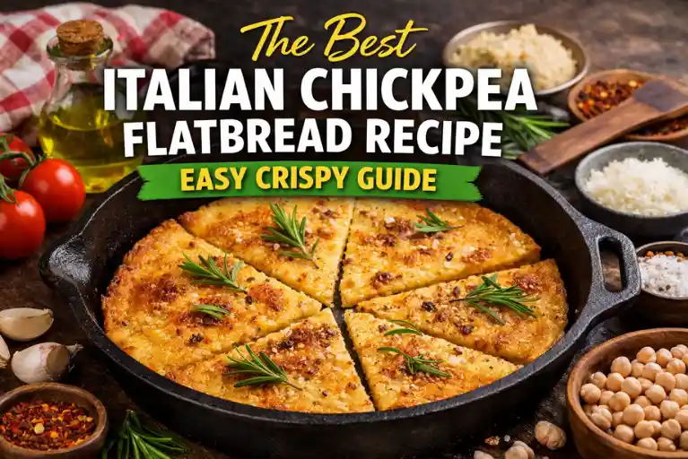 The Best Italian Chickpea Flatbread Recipe Easy Crispy Guide