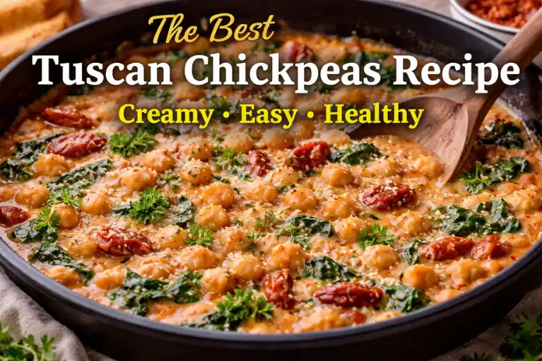 The Best Tuscan Chickpeas Recipe Creamy Easy and Healthy