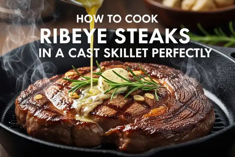 How to Cook Ribeye Steaks in a Cast Iron Skillet Perfectly