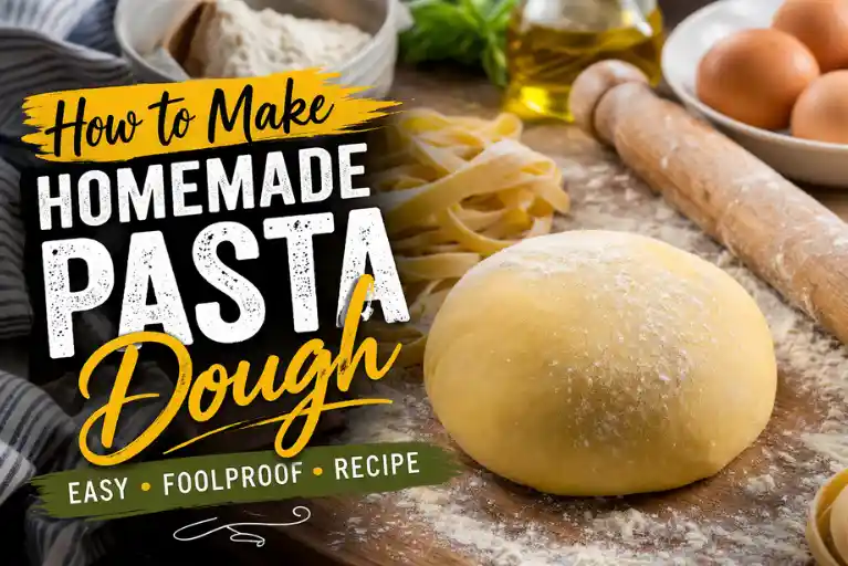 How to Make Homemade Pasta Dough Easy Foolproof Recipe