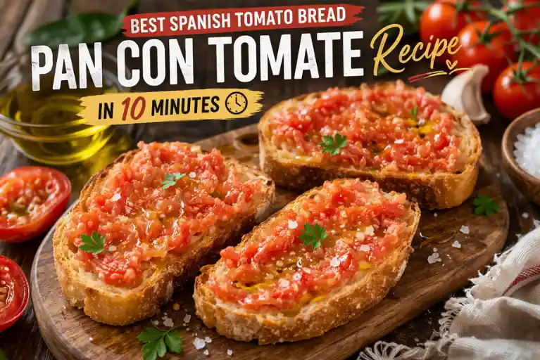 Pan Con Tomate Recipe Best Spanish Tomato Bread in 10 Minutes