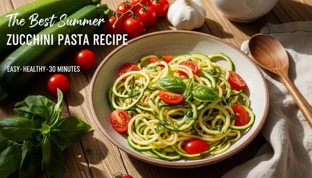 The Best Summer Zucchini Pasta Recipe Easy Healthy 30 Minutes