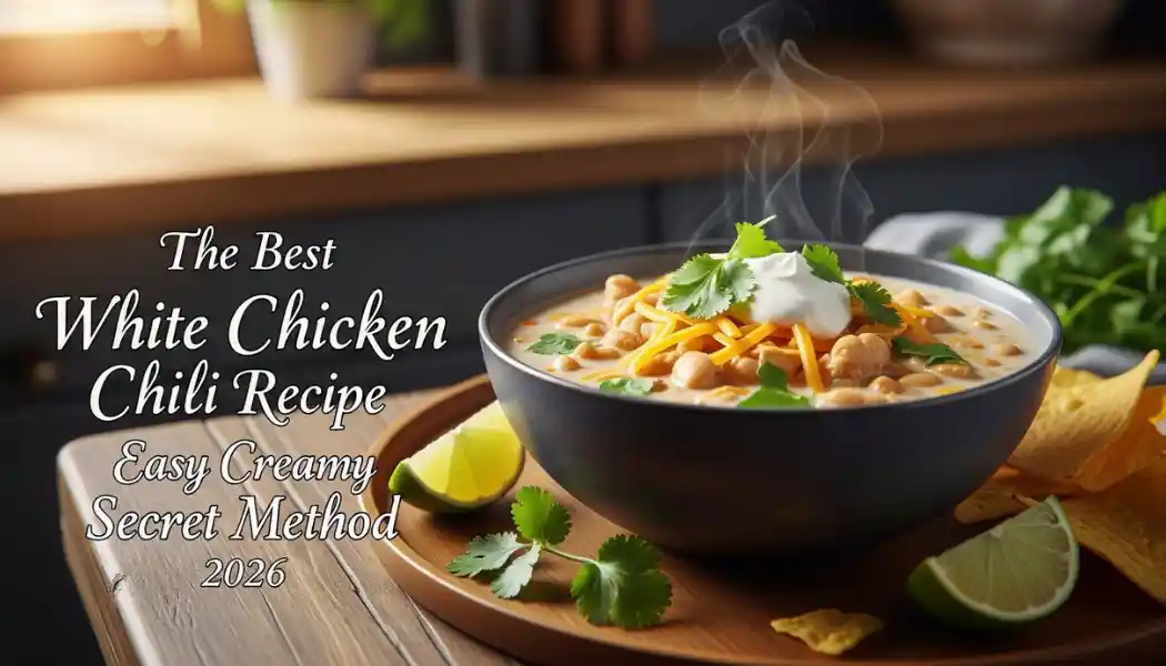 The Best White Chicken Chili Recipe Easy Creamy Secret Method 2026