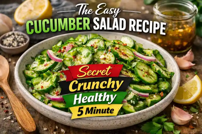 The Easy Cucumber Salad Recipe Secret Crunchy Healthy 5 Minute
