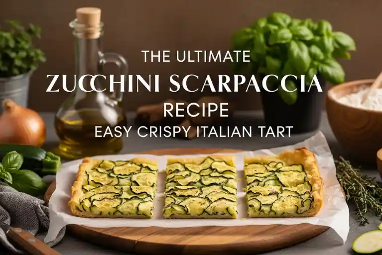 The Ultimate Zucchini Scarpaccia Recipe Easy Crispy Italian Tart