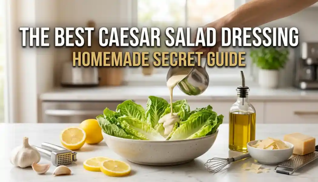 The Best Caesar Salad Dressing Recipe Homemade Secret Guide