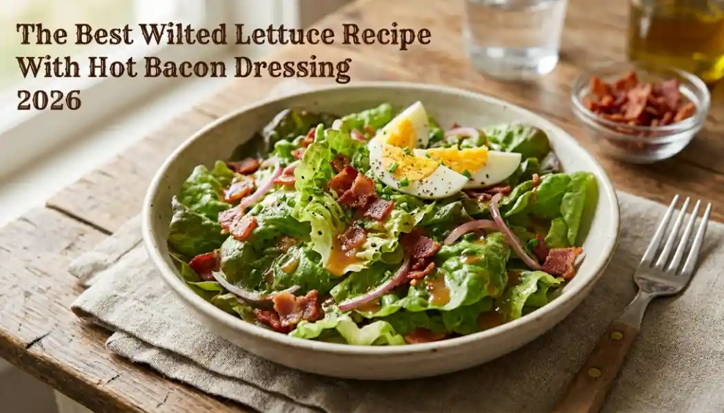 The Best Wilted Lettuce Recipe With Hot Bacon Dressing 2026