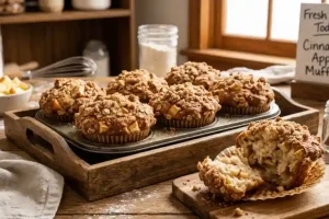 Best Cinnamon Apple Muffins With Bakery Style Texture