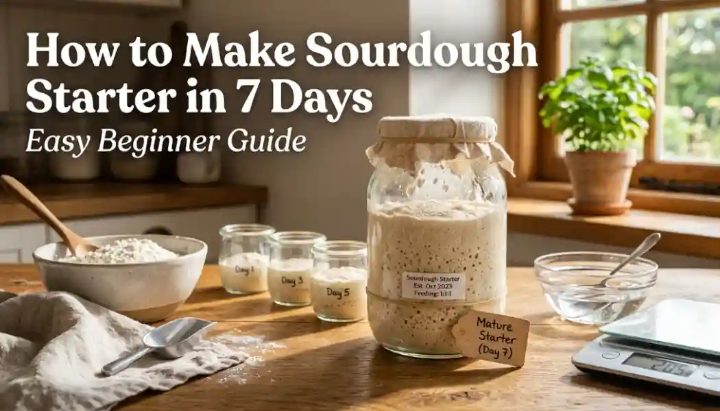 How to Make Sourdough Starter in 7 Days Easy Beginner Guide