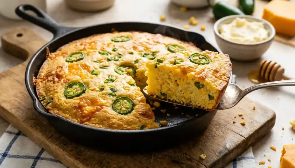 The Best Jalapeno Cheddar Cornbread Recipe You'll Ever Make