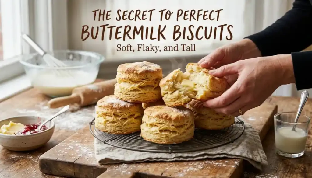 The Secret to Perfect Buttermilk Biscuits Soft Flaky and Tall