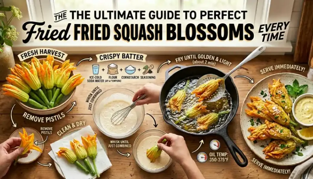 The Ultimate Guide to Perfect Fried Squash Blossoms Every Time
