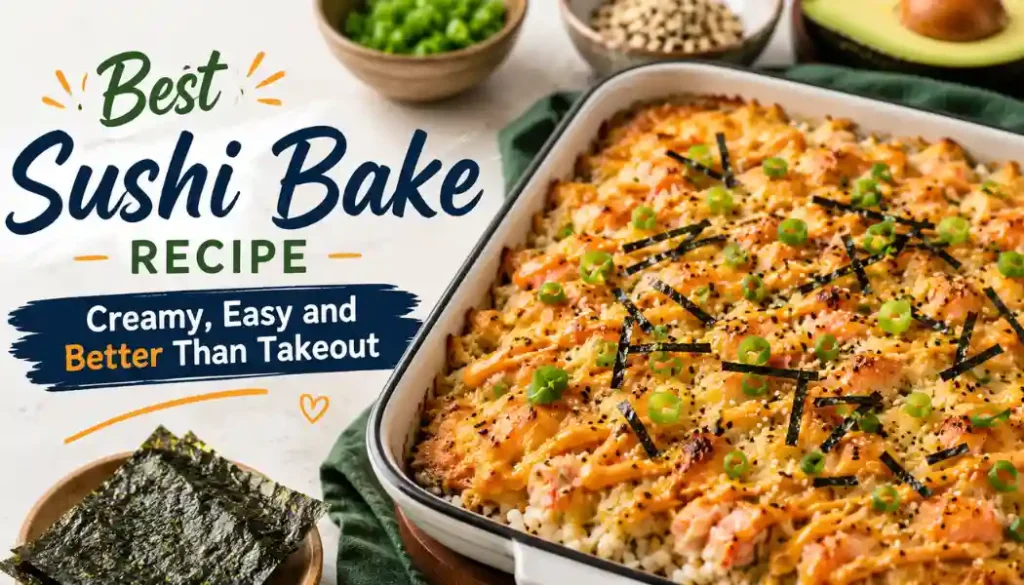 Best Sushi Bake Recipe Creamy Easy and Better Than Takeout