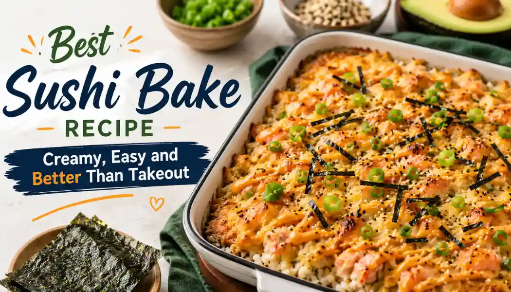 Best Sushi Bake Recipe Creamy Easy and Better Than Takeout