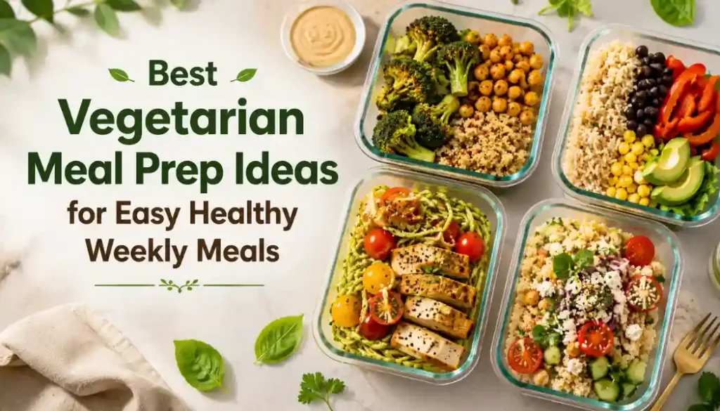 Best Vegetarian Meal Prep Ideas for Easy Healthy Weekly Meals