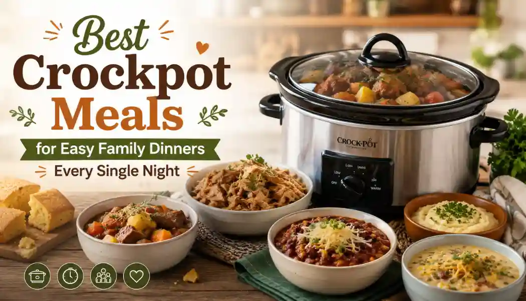 Best Crockpot Meals for Easy Family Dinners Every Single Night